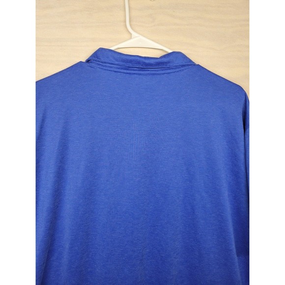 Nike Polo Shirt Mens 2XL On Field Performance Dri-Fit Swoosh Blue - Picture 11 of 11